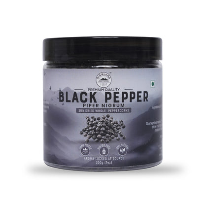 HIGHLAND Spices | Premium Whole Spice Combo | Black Peppercorns 200g + Cloves 100g + Cardamom Pods 50g