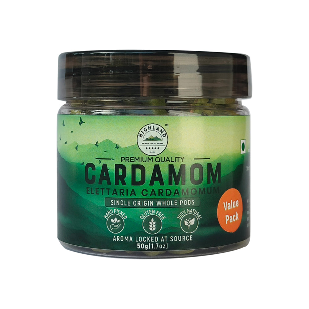 Cardamom Whole Pods (50g) Value Pack